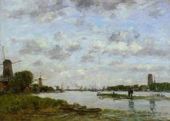 尤金 佈丹 View of Dordrecht 尤金 佈丹 View of Dordrecht